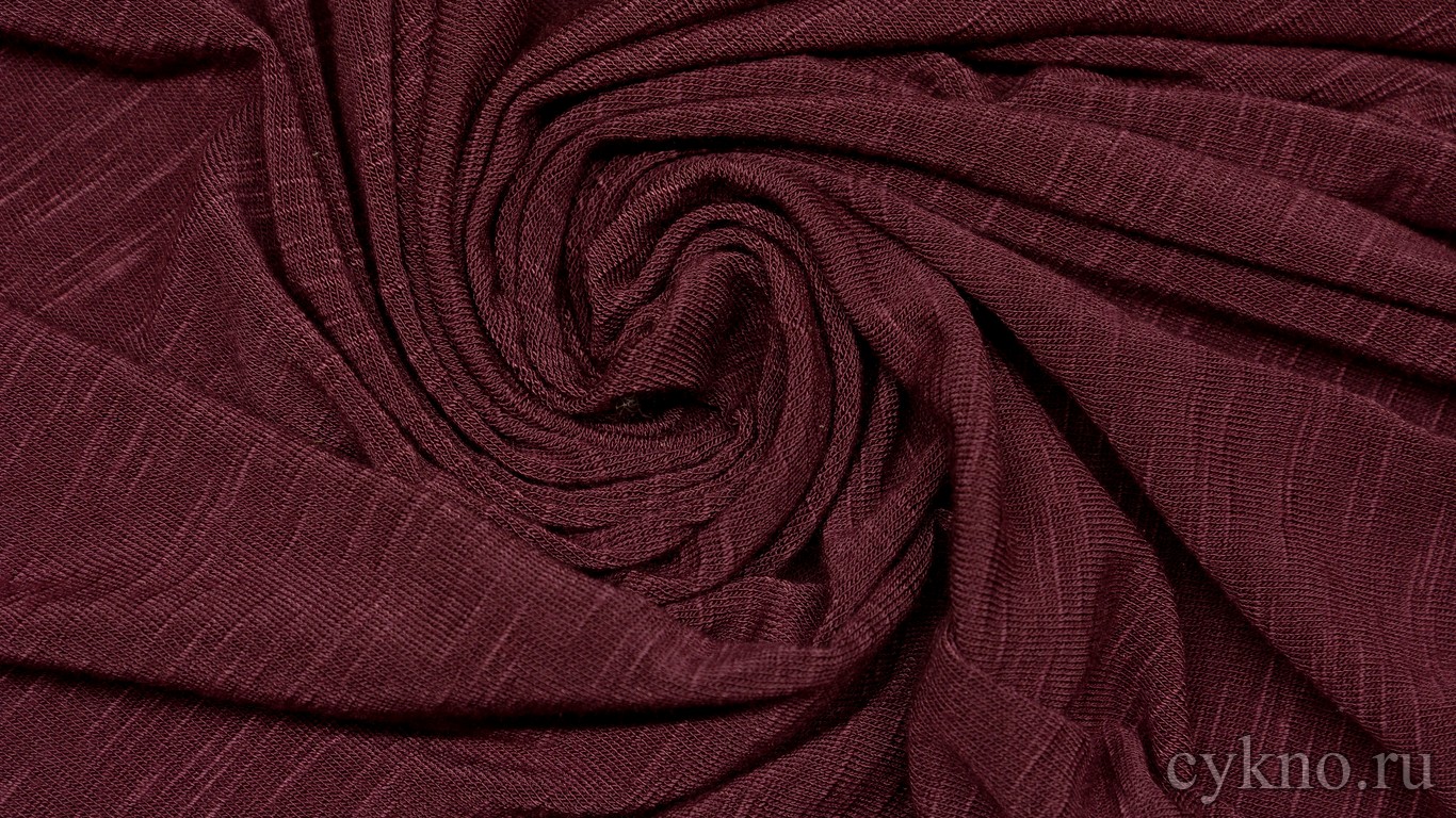 Трикотаж вискозный винного цвета "Римини"